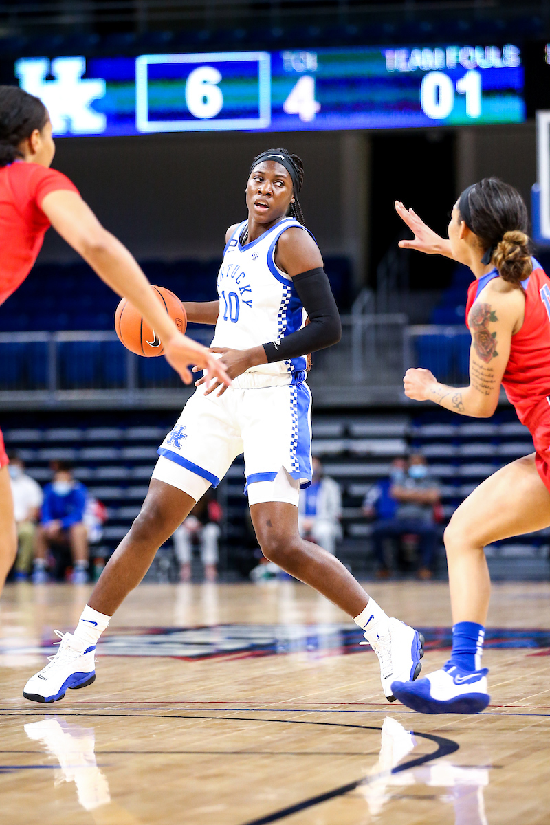 Rhyne Howard.  

Kentucky loses to DePaul 86-82.

Photo by Eddie Justice | UK Athletics