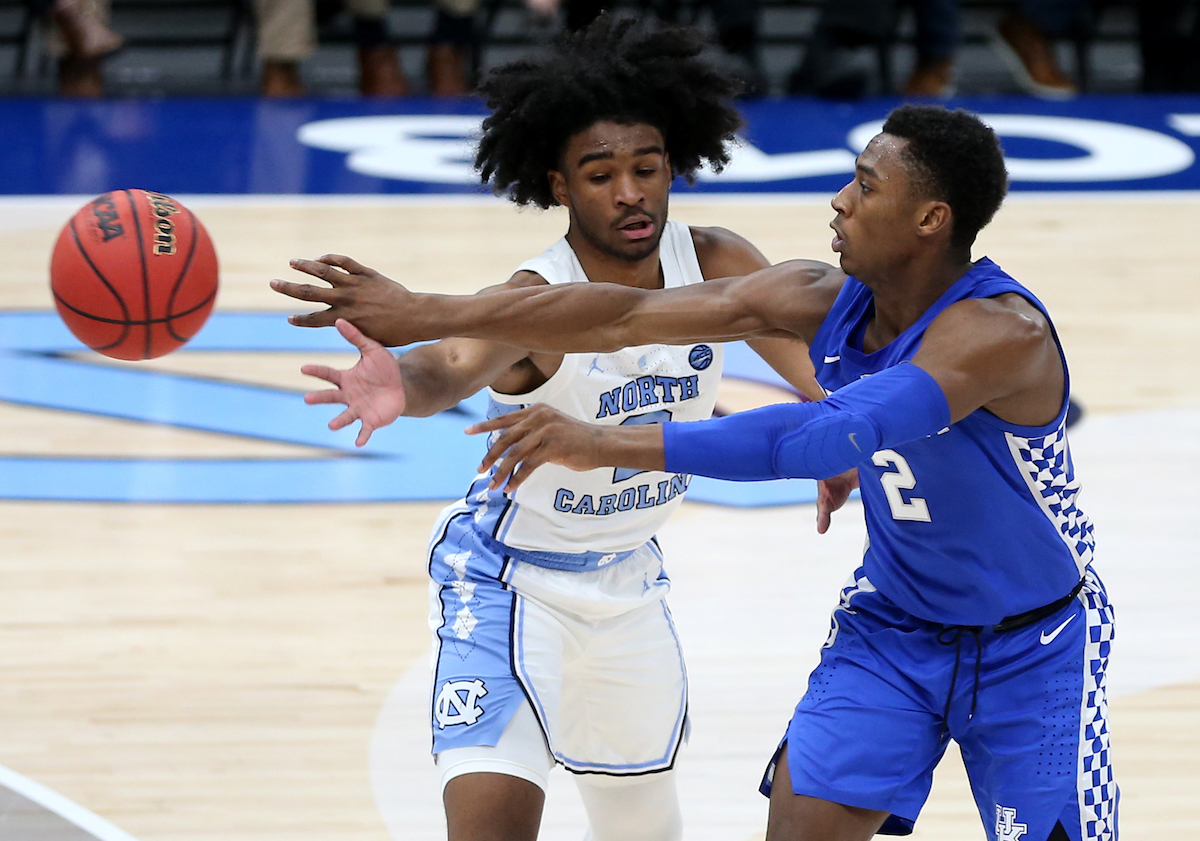 Ashton Hagans. 

UK beats to UNC 80-72. 


Photo By Barry Westerman | UK Athletics