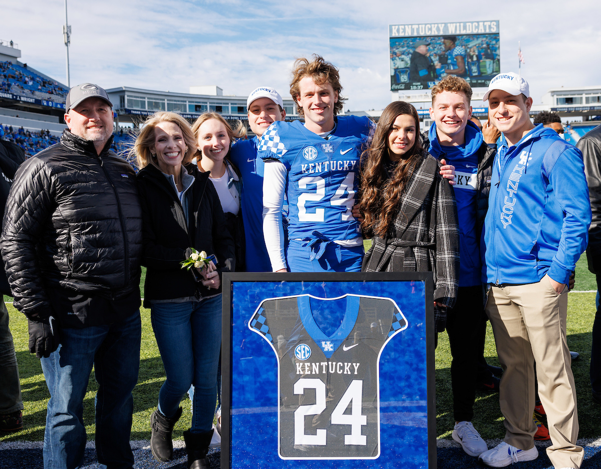 Zac Berezowitz

Kentucky beats New Mexico State 56-16.

Photo by Jacob Noger | UK Athletics
