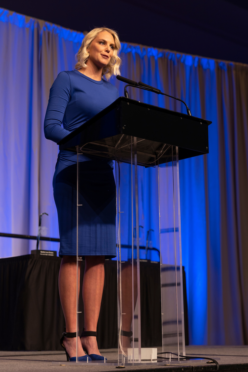 Chanda Bell.

The 2020 and 2021 UK Athletics Hall of Fame classes were inducted Thursday night at Central Bank Center.

Photo by Grant Lee | UK Athletics
