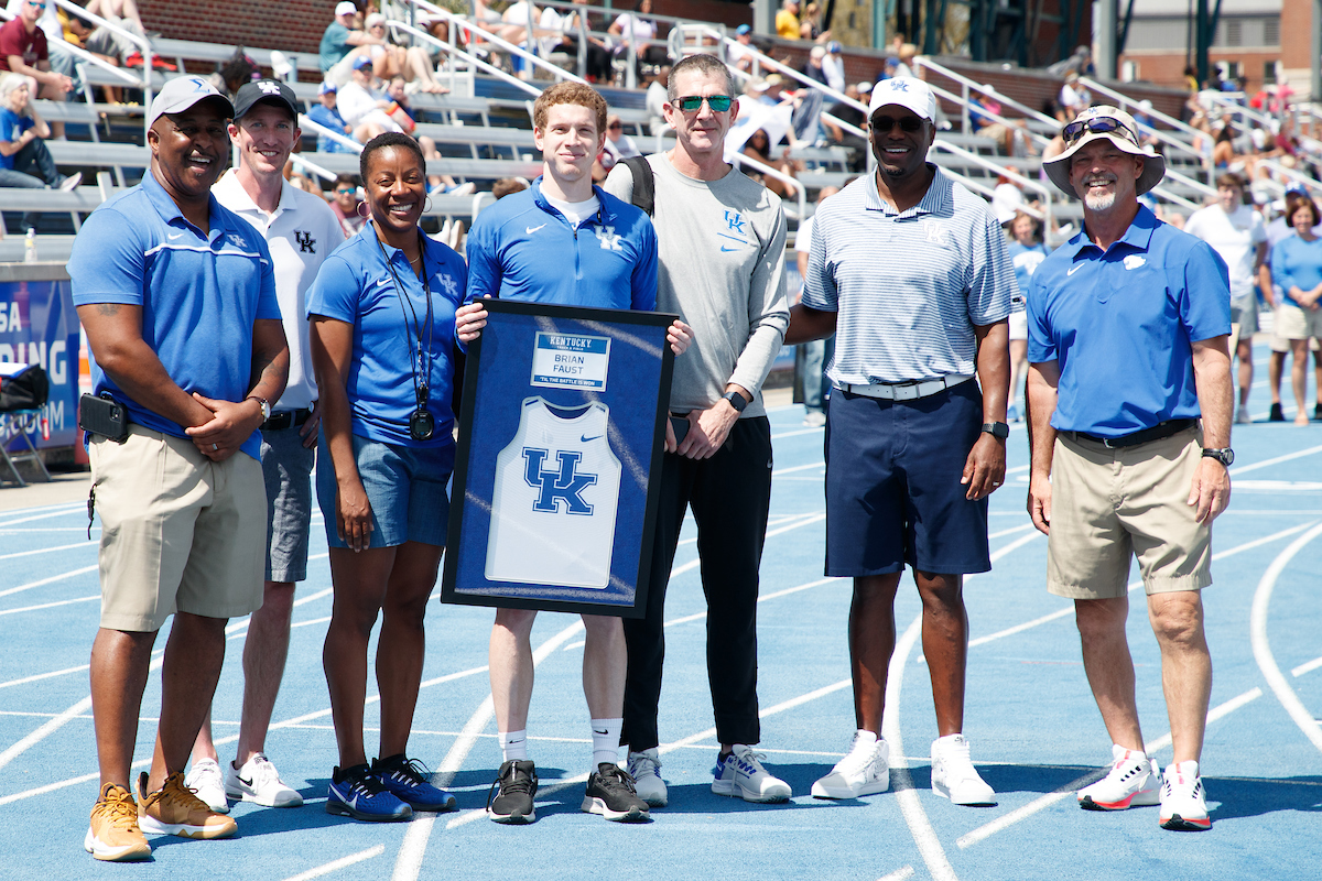 Brian Faust.

Day two of the Kentucky Invitational. Senior Day.

Elliott Hess | UK Athletics