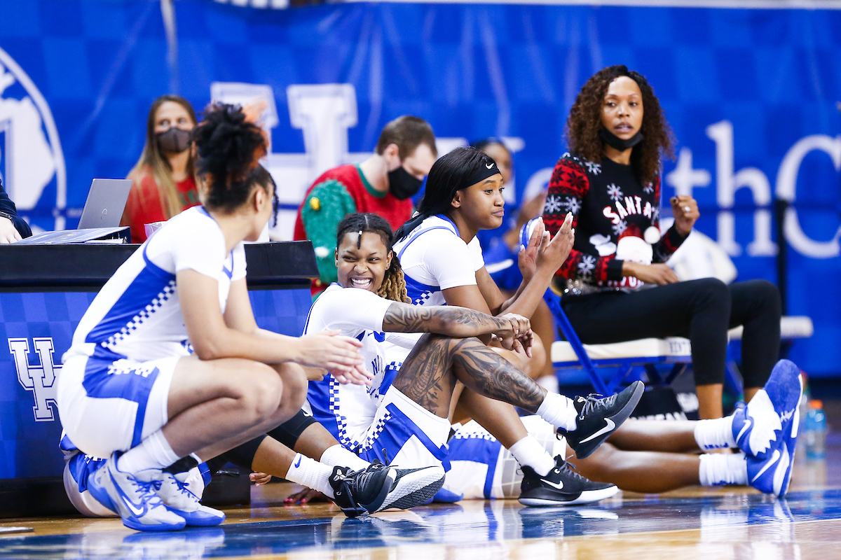 Jazmine Messengill.

Kentucky beats Wofford 98-37.

Photo by Hannah Phillips | UK Athletics