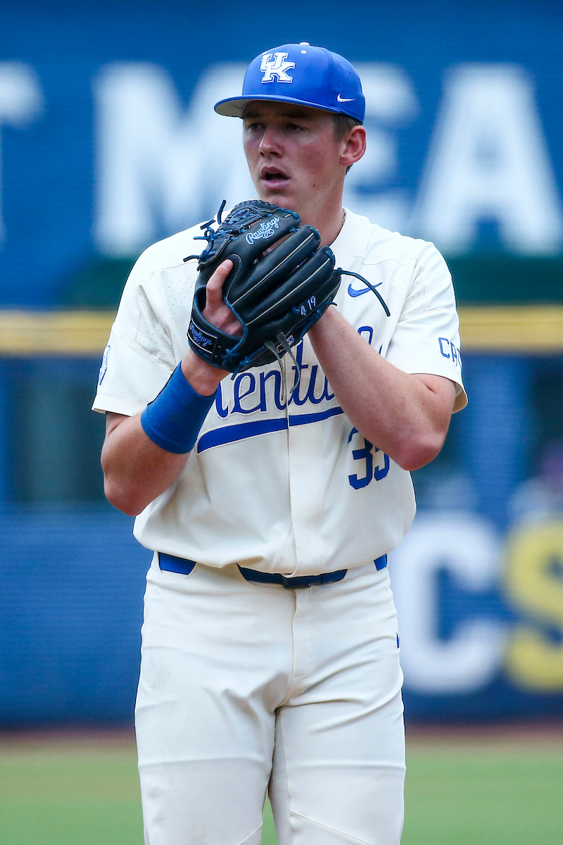 Tyler Bosma.

Kentucky defeats LSU 7-2.

Photo by Sarah Caputi | UK Athletics