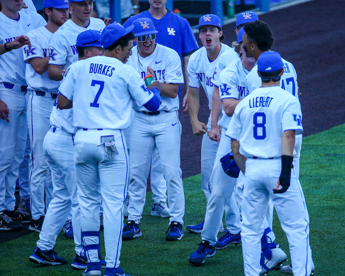 Evan Byers. Sean Harney.

Kentucky loses to Auburn 3-6.

Photo by Sarah Caputi | UK Athletics