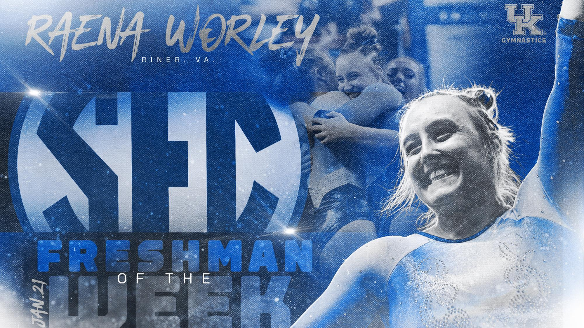 Worley Earns Back-to-Back SEC Freshman of the Week Honors