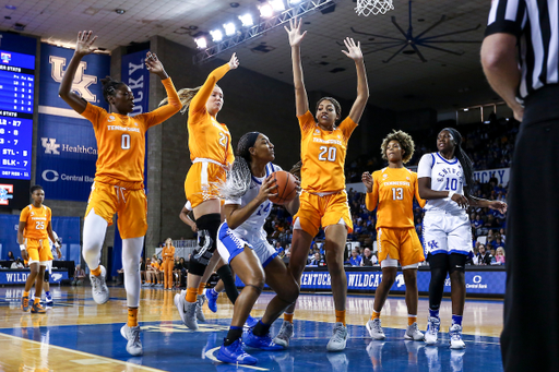 Tatyana Wyatt. 

Kentucky beat Tennessee 80-76.

Photo by Eddie Justice | UK Athletics