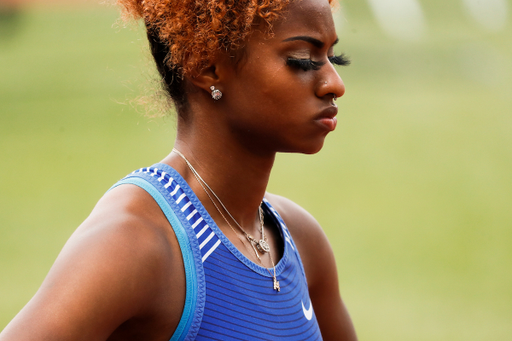 Masai Russell.

Day 4. 2021 NCAA Track and Field Championships.

Photo by Chet White | UK Athletics