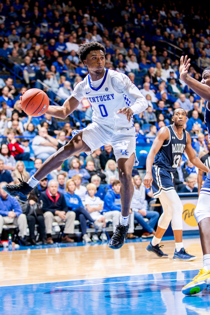Ashton Hagans.

Kentucky beat Mount St. Mary’s 82-62.

Photo by Chet White | UK Athletics