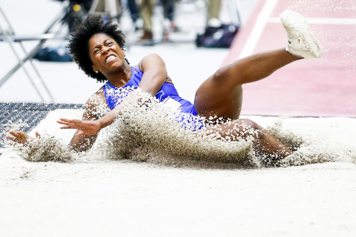 Latavia Coombs.

Day two of the 2019 SEC Indoor Track and Field Championships.

Photo by Chet White | UK Athletics