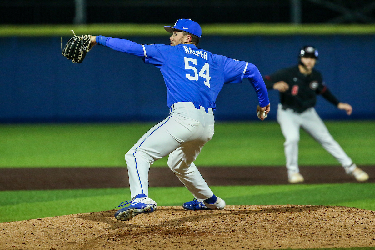 Daniel Harper.

Kentucky loses to Georgia 2-4.

Photo by Sarah Caputi | UK Athletics