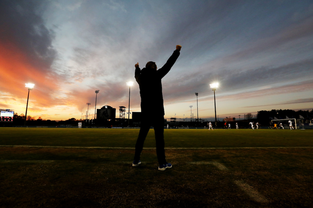 Johan Cedergren.

Men's soccer beats Portland, 4-0.

Photo by Quinn Foster | UK Athletics
