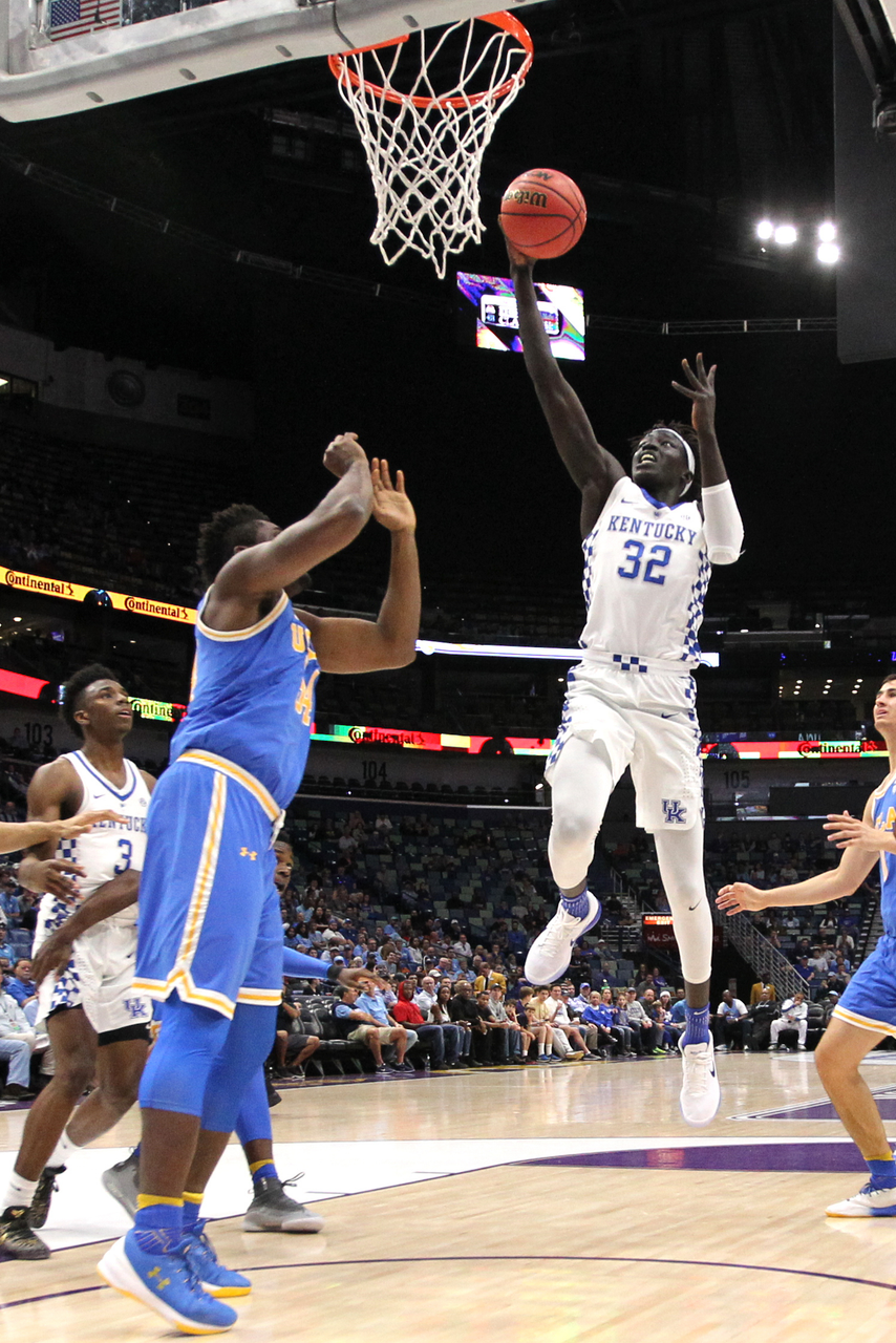 Wenyen Gabriel.

University of Kentucky men's basketball team in action against UCLA on Saturday, December 23rd, 2017, at the Smoothie King Center in New Orleans, Louisiana.

Photo by Quinn Foster I UK Athletics