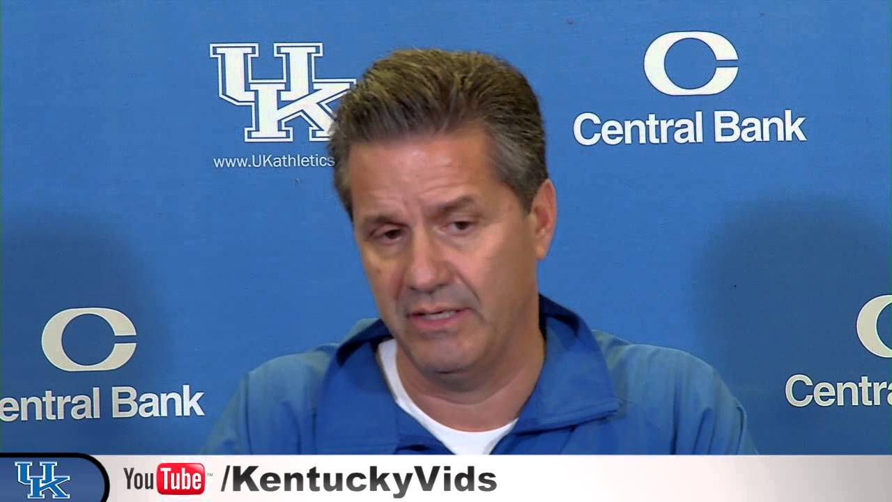 Kentucky Wildcats TV: Coach Calipari Pre-Portland Press Conference