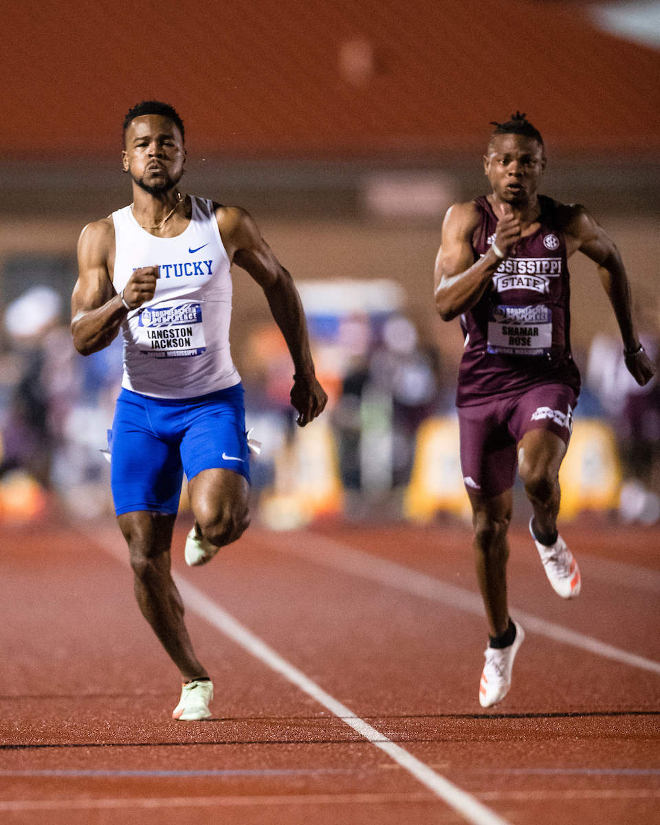 Langston Jackson.SEC Outdoor Track and Field Championships Day 2.Photo by Elliott Hess | UK Athletics