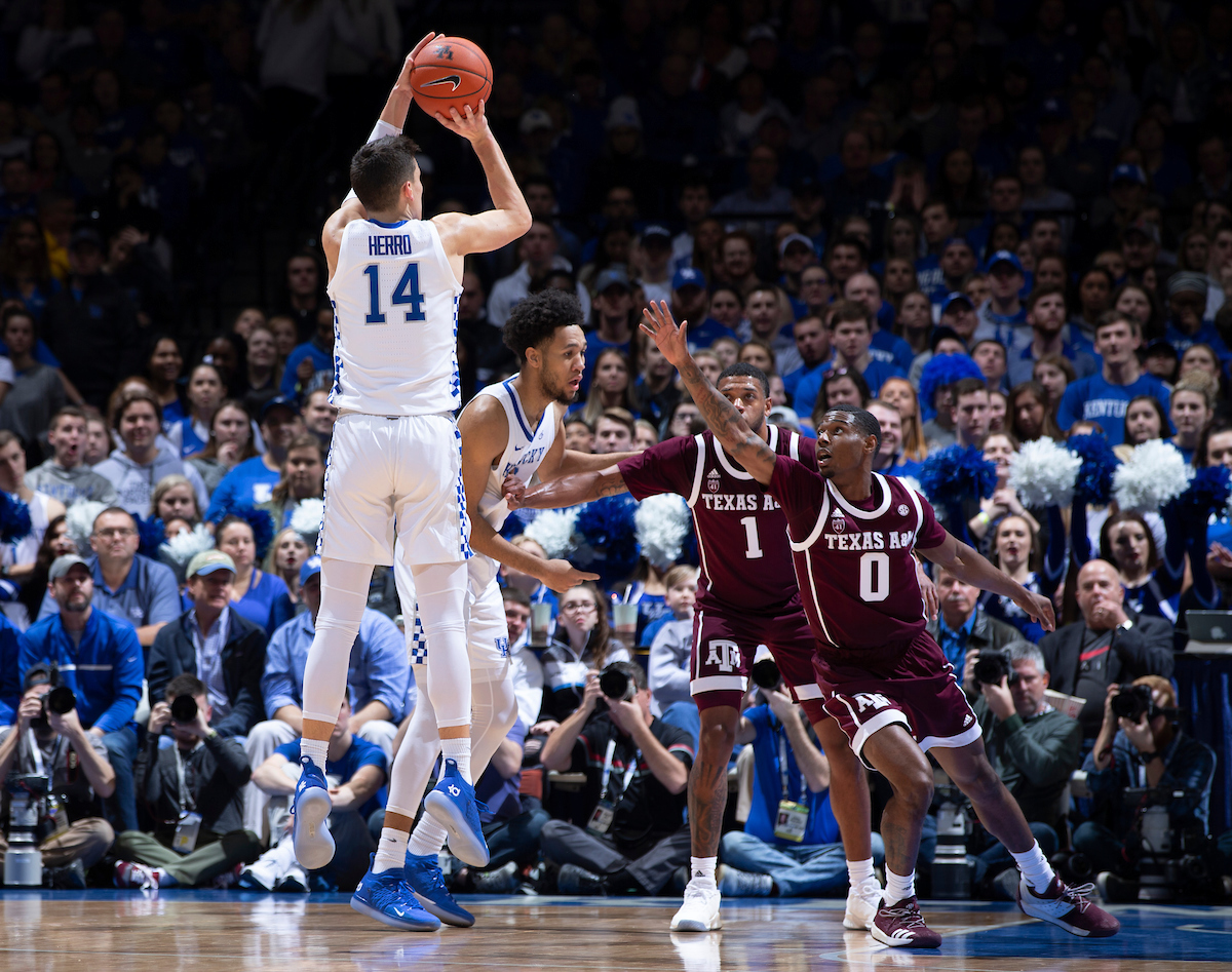 Tyler Herro. 

Kentucky beat Texas A&M 85-74 on Tuesday, January 8, 2019.


Photo By Barry Westerman | UK Athletics