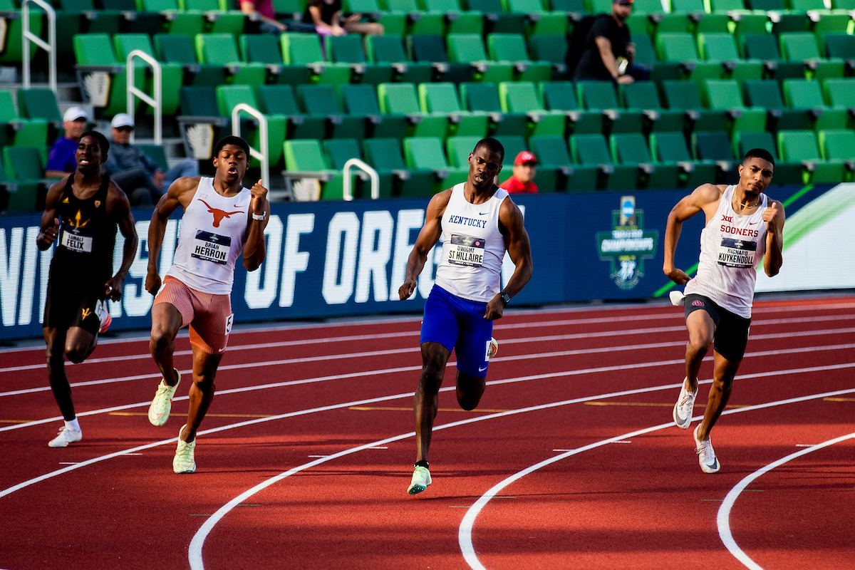 Dwight St. Hillaire.

Day one. NCAA Track and Field Outdoor Championships.

Photo by Chet White | UK Athletics