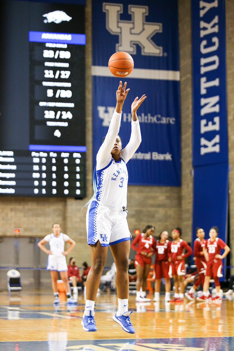 KeKe McKinney.

Kentucky beats Arkansas 75-64.

Photo by Hannah Phillips | UK Athletics