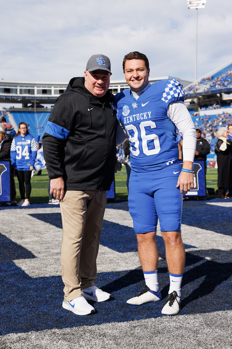 Matt Ruffolo.

Kentucky beat New Mexico State 56-16.

Photo by Elliott Hess | UK Athletics