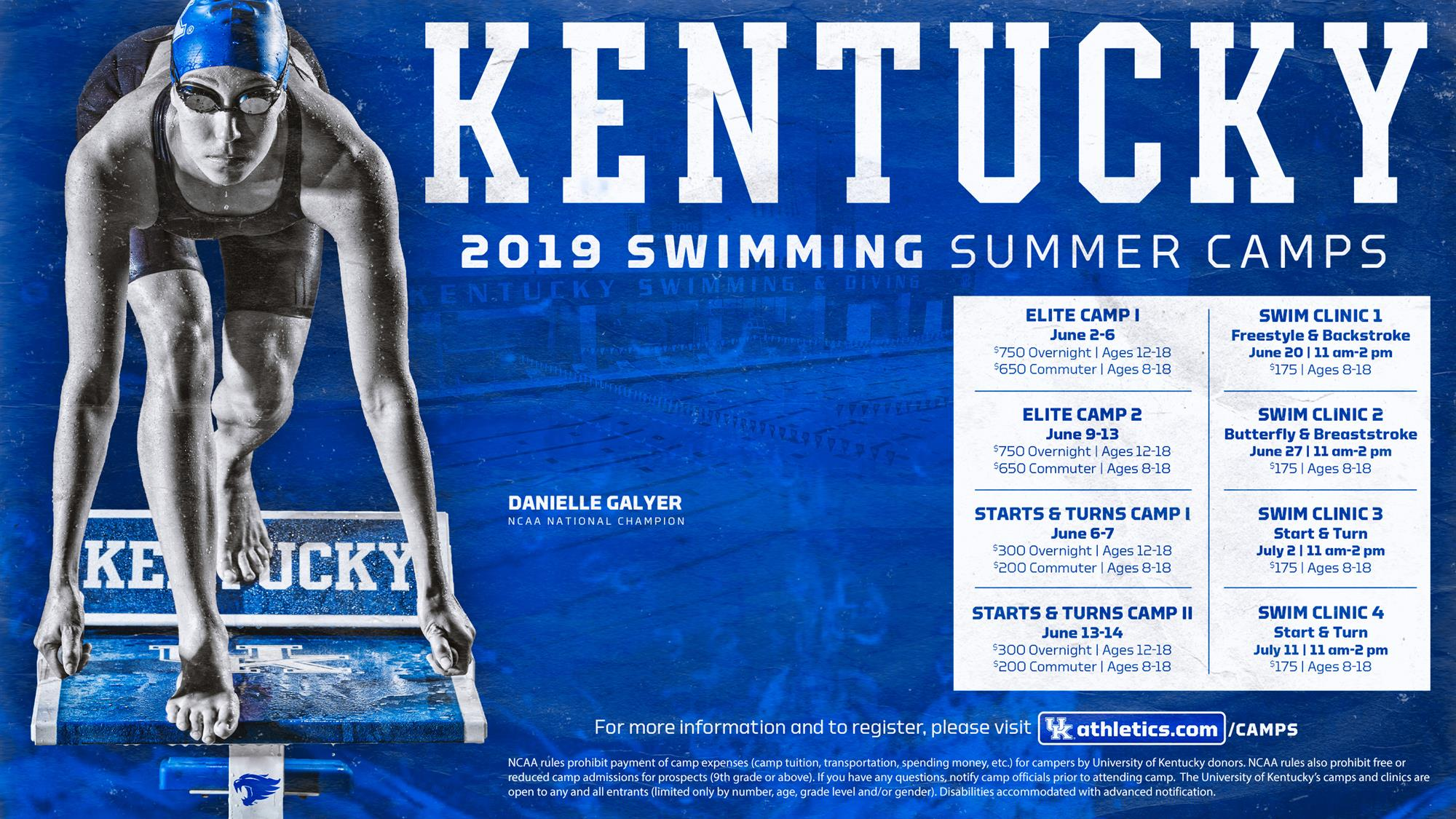 2019 Kentucky Swimming & Diving Summer Camps