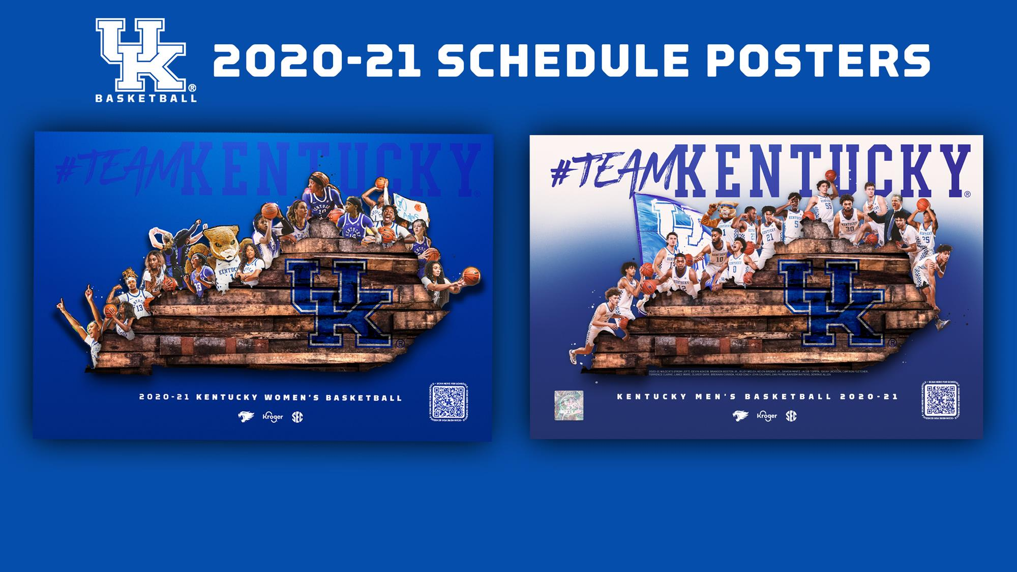 Kentucky Men’s and Women’s Basketball Posters Unveiled