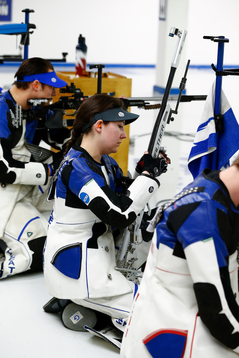 Jaden Thompson. 

Kentucky NCAA Rifle Qualifier. 

Photo By Barry Westerman | UK Athletics