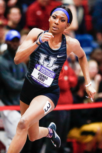 Kianna Gray.

Day one of the 2019 SEC Indoor Track and Field Championships.

Photo by Chet White | UK Athletics