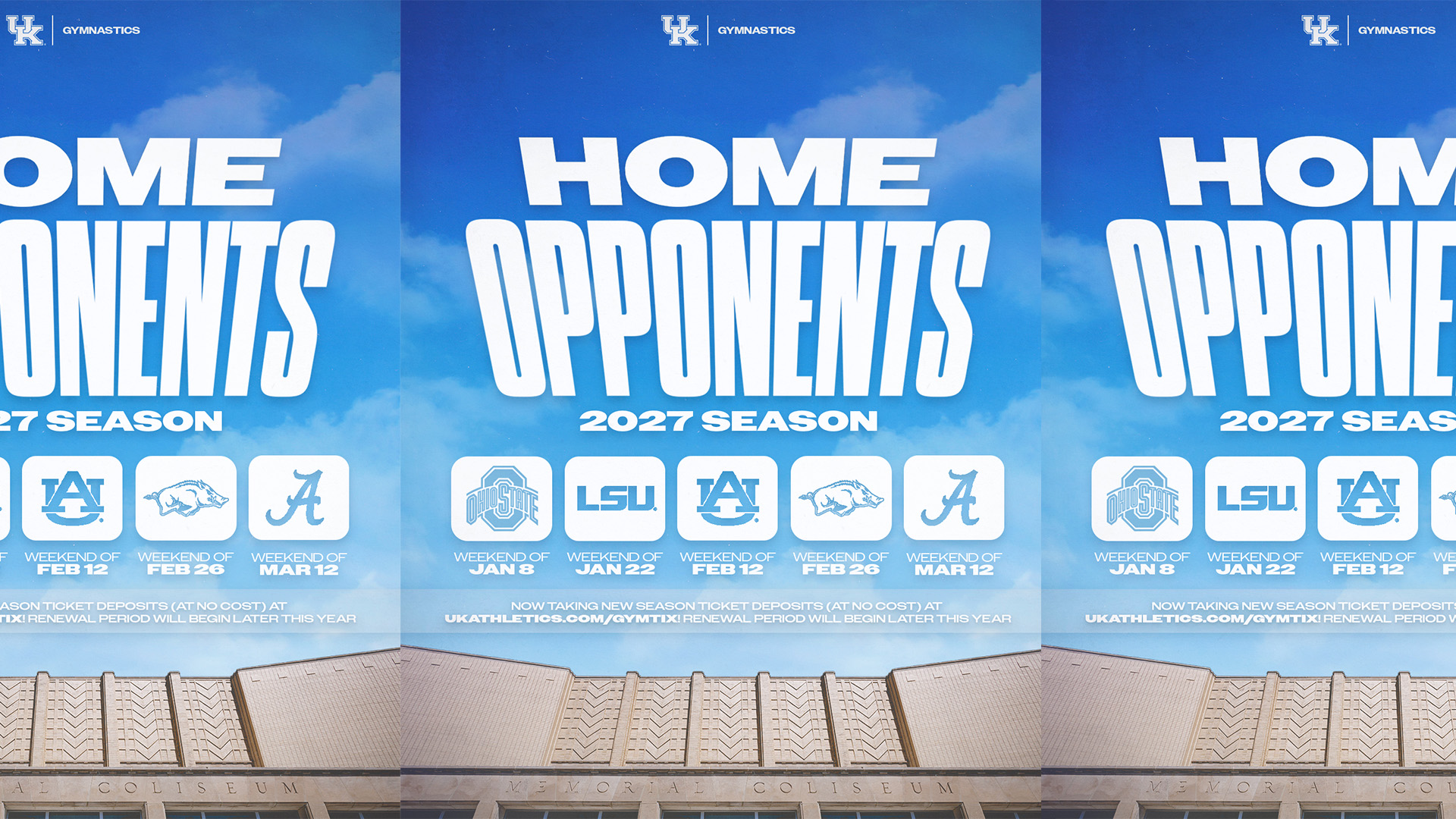 Gymnastics Announces 2027 Home Opponents