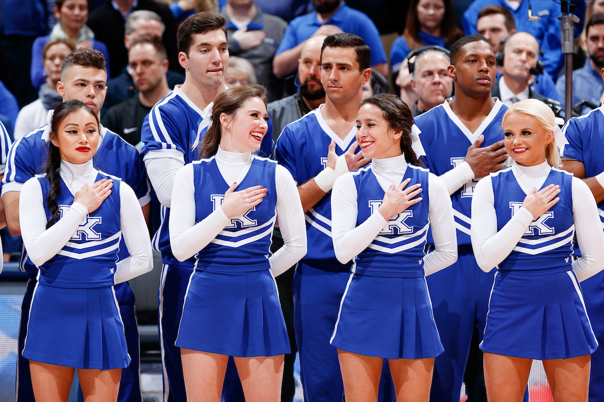Cheerleaders.


Kentucky beat Tennessee 86-69.

Photo by Elliott Hess | UK Athletics