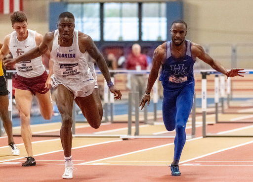 Competition during the NCAA Division I indoor athletics championships, Saturday, March 9, 2019, in Birmingham, Alabama. 
(Photo by Vasha Hunt)