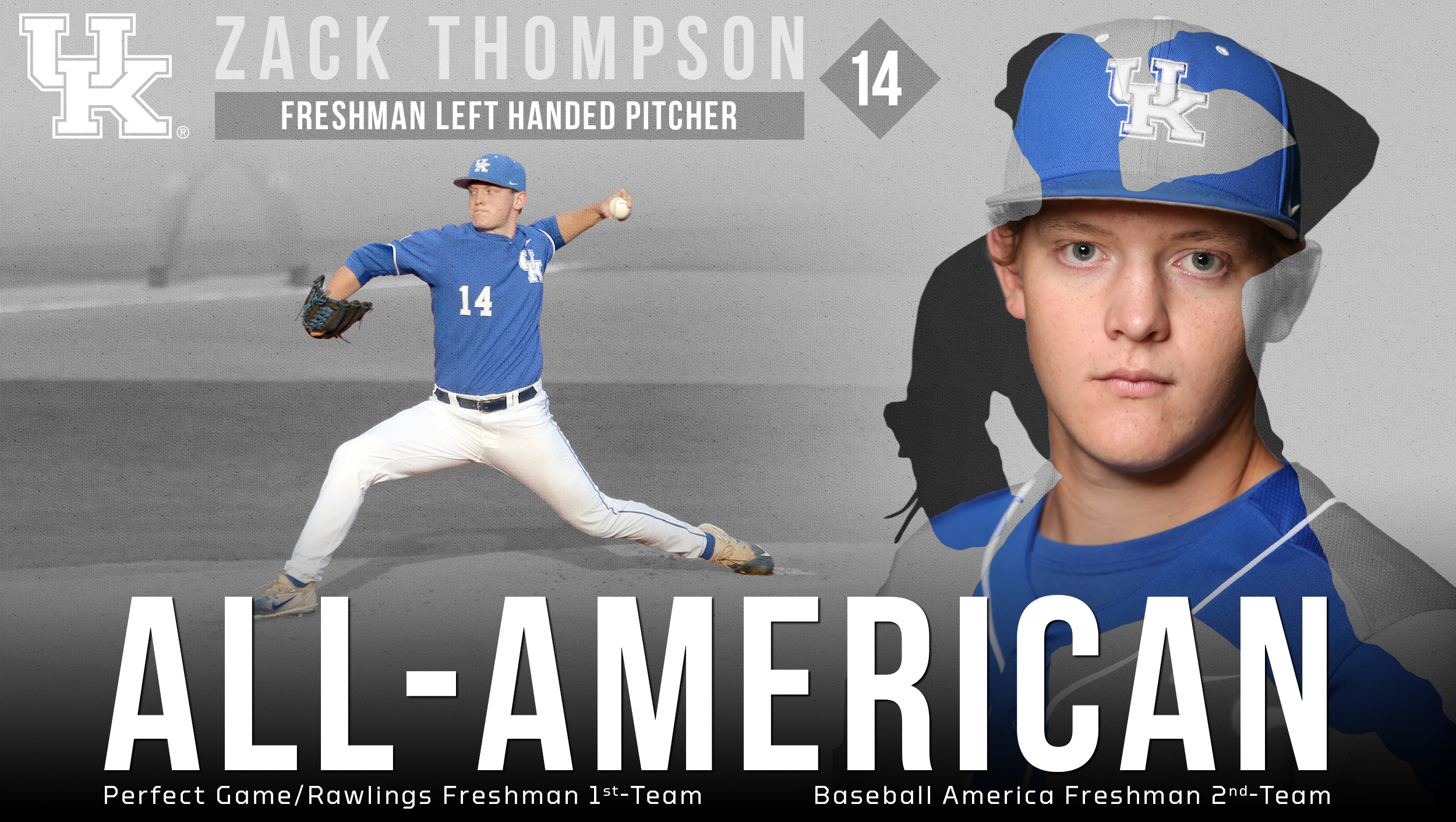 Freshman Zack Thompson Honored by Baseball America