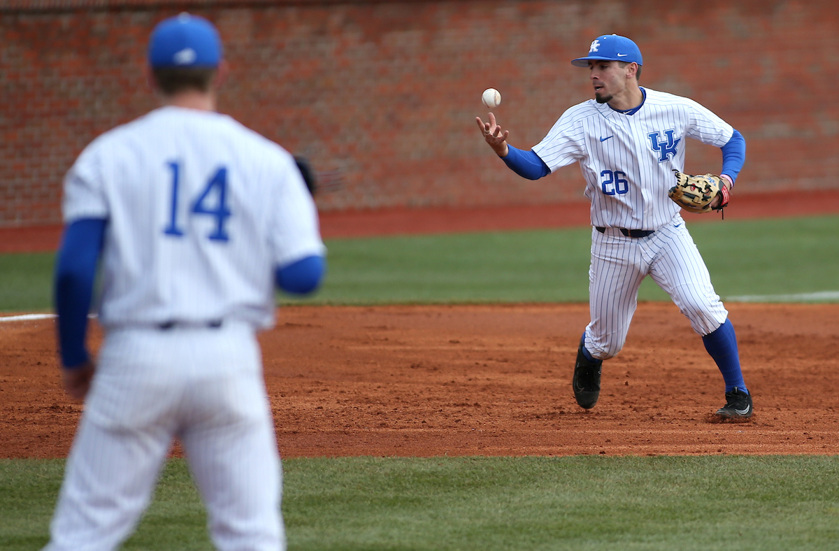 Luke Heyer

The University of Kentucky baseball team beat Texas Tech 11-6 on Saturday, March 10, 2018, in Lexington?s Cliff Hagan Stadium.

Barry Westerman | UK Athletics