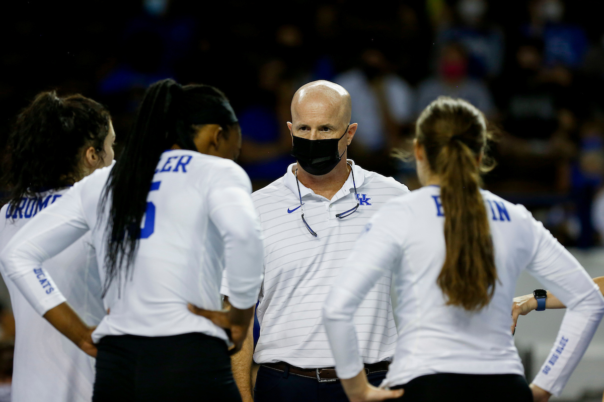 Coach Craig Skinner.

Kentucky loses to Creighton 0 - 3.

Photo by Sarah Caputi | UK Athletics