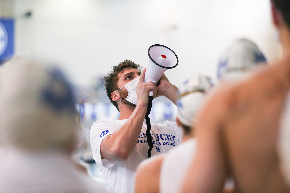 2020-21 Swim/Dive Blue/White match.

Photo by Hannah Phillips | UK Athletics