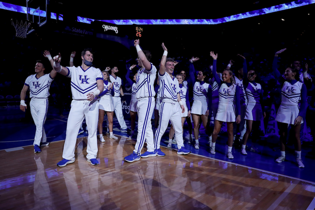 Cheerleaders.

Kentucky beat Florida 78-57.

Photos by Chet White | UK Athletics
