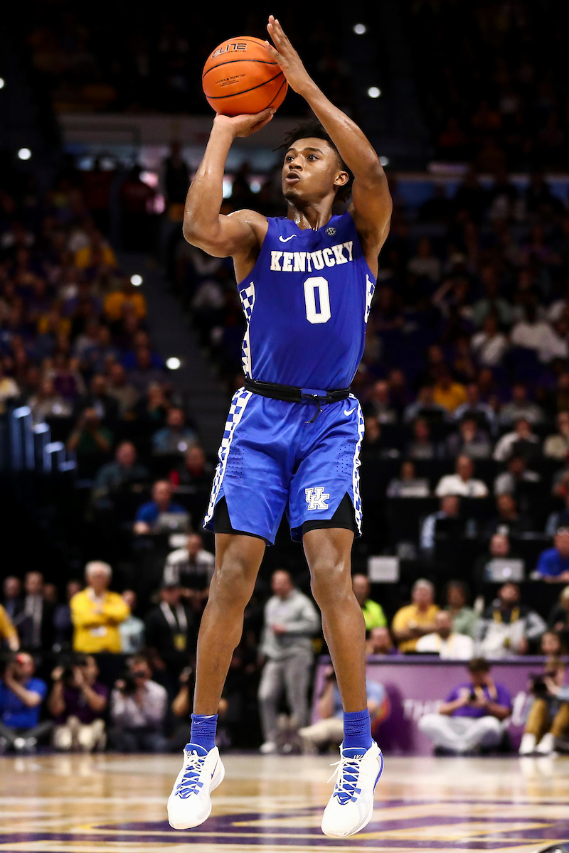 Ashton Hagans.

Kentucky beat LSU 79-76.

Photo by Chet White | UK Athletics