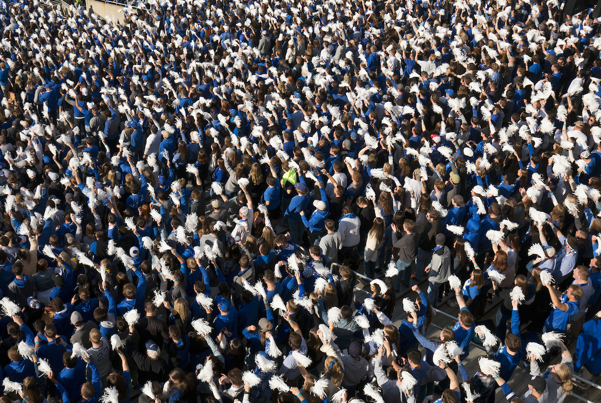 UK Student SectionGeorgia beats UK 34-17.Photo By Barry Westerman | UK Athletics