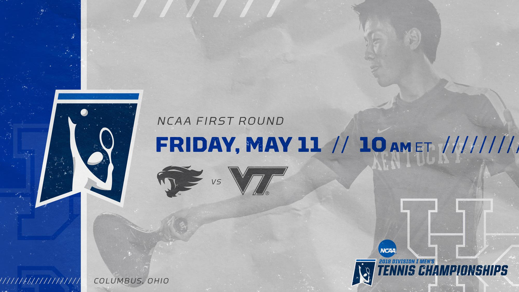 Kentucky Men’s Tennis Set to Face Virginia Tech in NCAA First Round