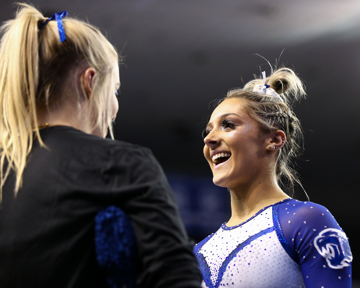 Isabella Magnelli.

Kentucky gymnastics loses to Florida.

Photo by Tommy Quarles | UK Athletics