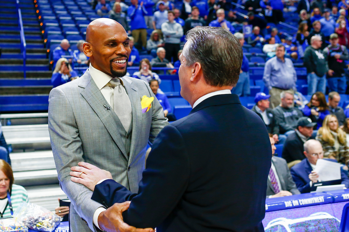 Jerry Stackhouse. 

UK beats Vandy 71-62. 

Photo By Barry Westerman | UK Athletics