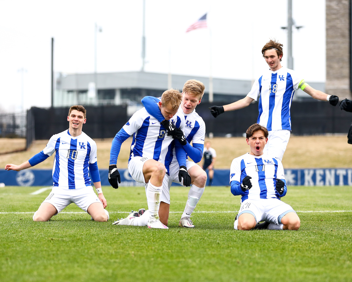 Eythor Bjorgolfsson. 

Kentucky beats Xavier 2-1.

Photo by Eddie Justice | UK Athletics
