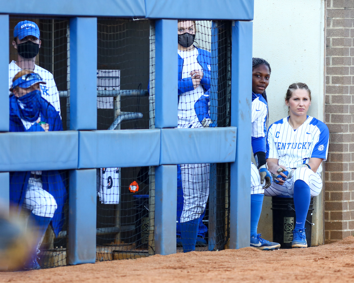 Dugout. 

Kentucky defeats LSU 7-5. 

Photo by Eddie Justice | UK Athletics