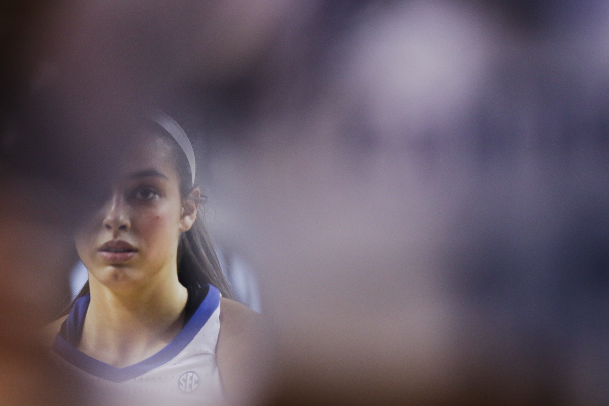 Maci Morris. 

The UK women's basketball team falls to South Carolina.

Photo by Eddie Justice | UK Athletics