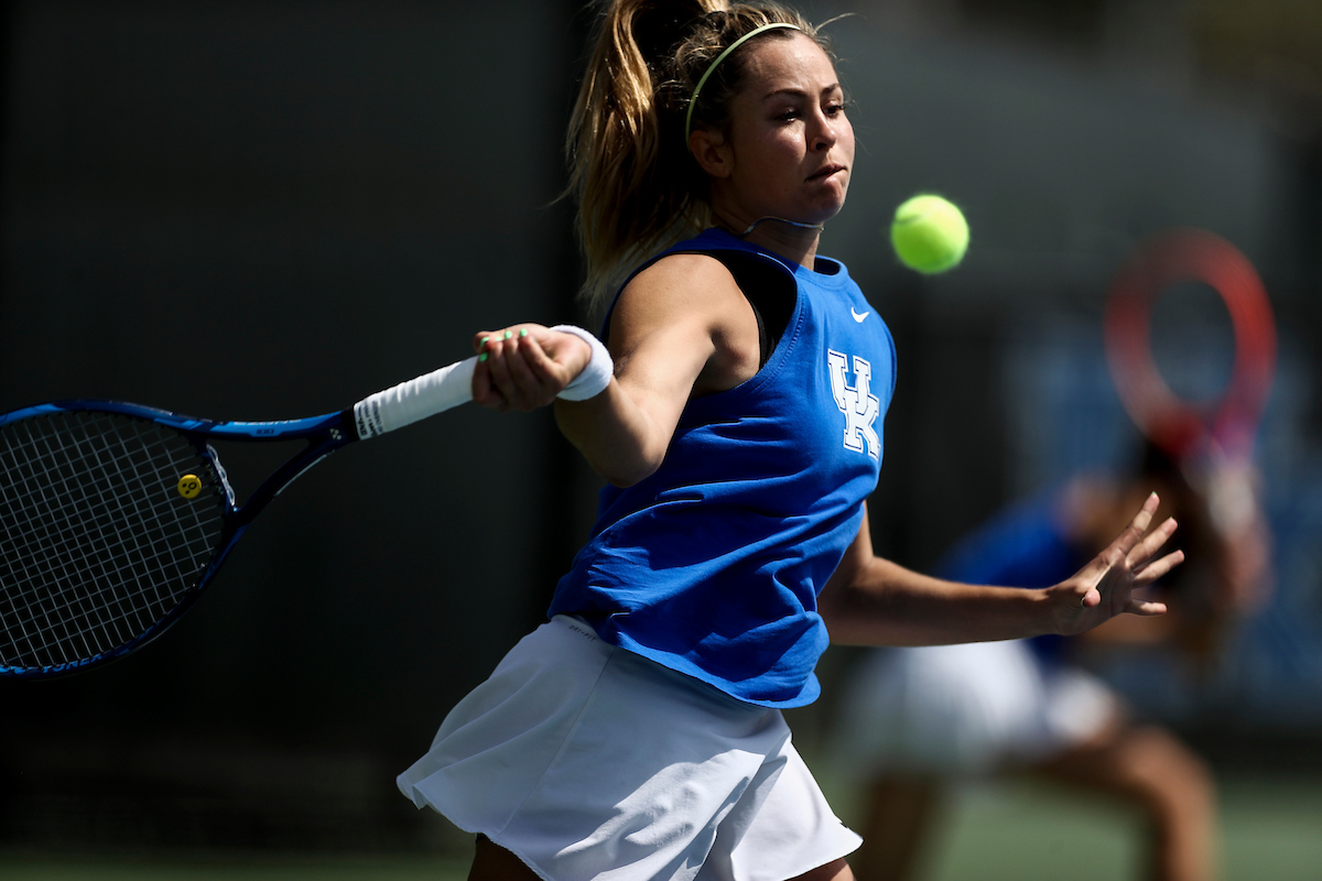 Carla Girbau.

Kentucky loses to South Carolina 4-2.

Photos by Chet White | UK Athletics