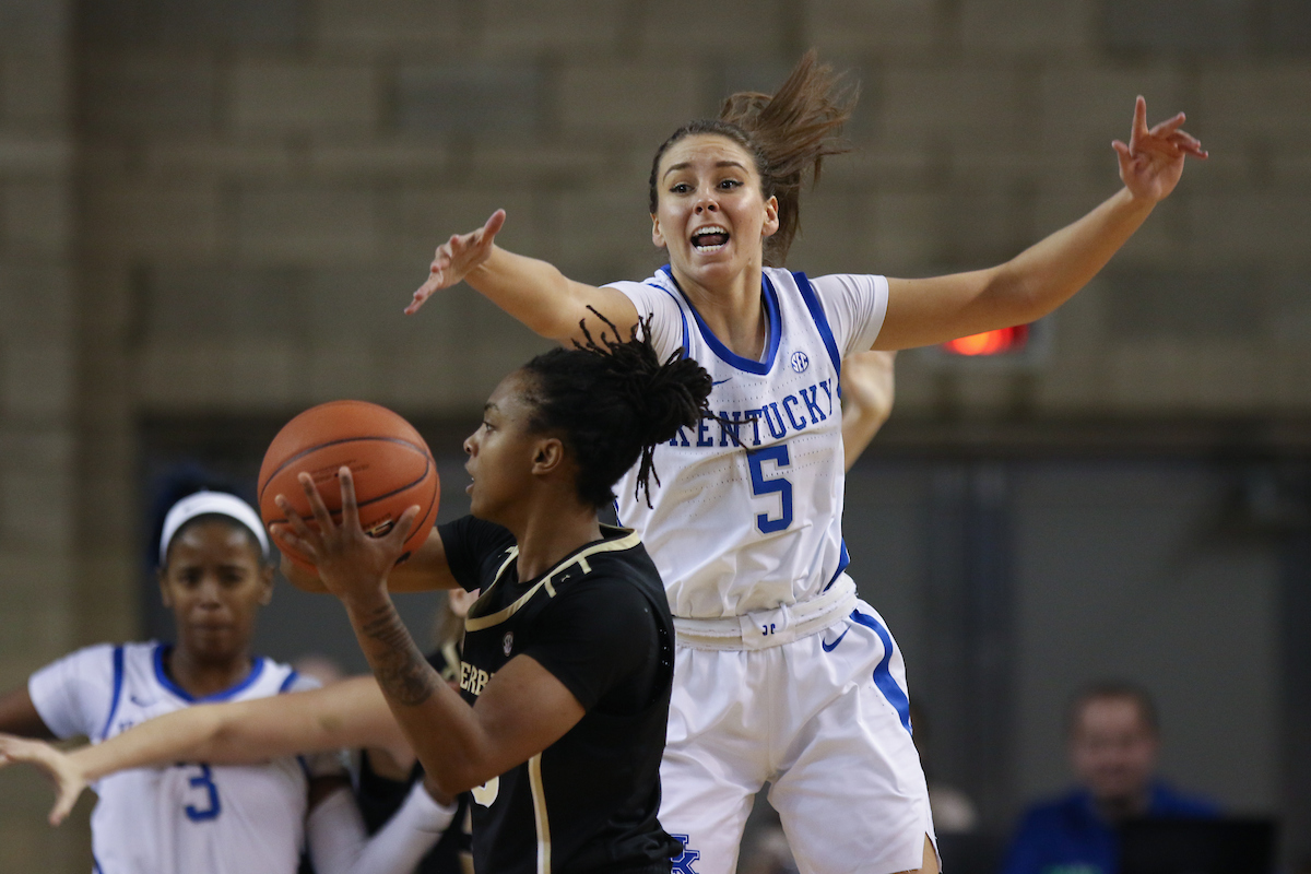 Blair Green. Koke McKinney. 

Kentucky women's basketball beat Vandy, 77-55.

Photo by Eddie Justice | UK Athletics