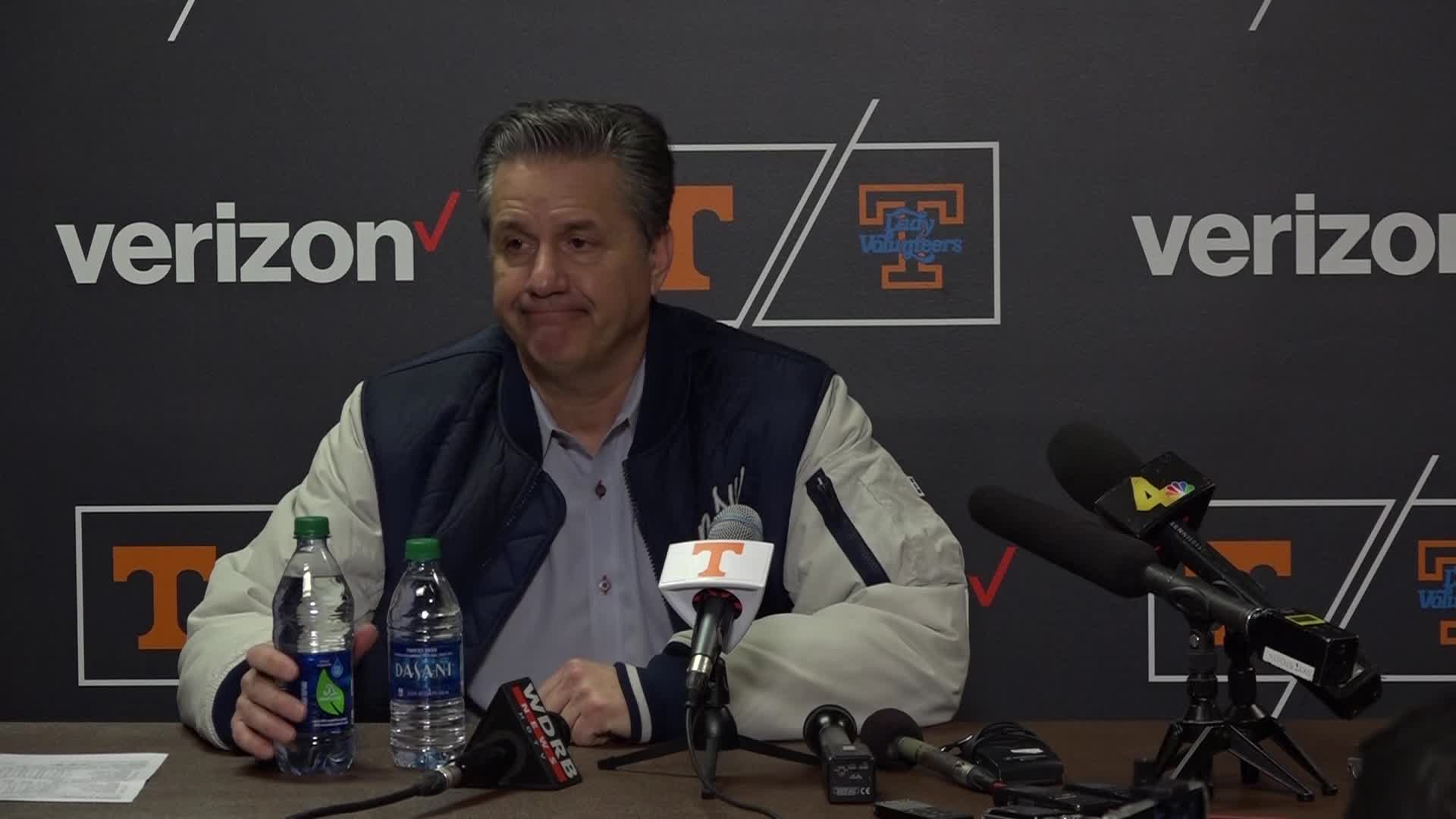 MBB: Coach Calipari - Tennessee Postgame