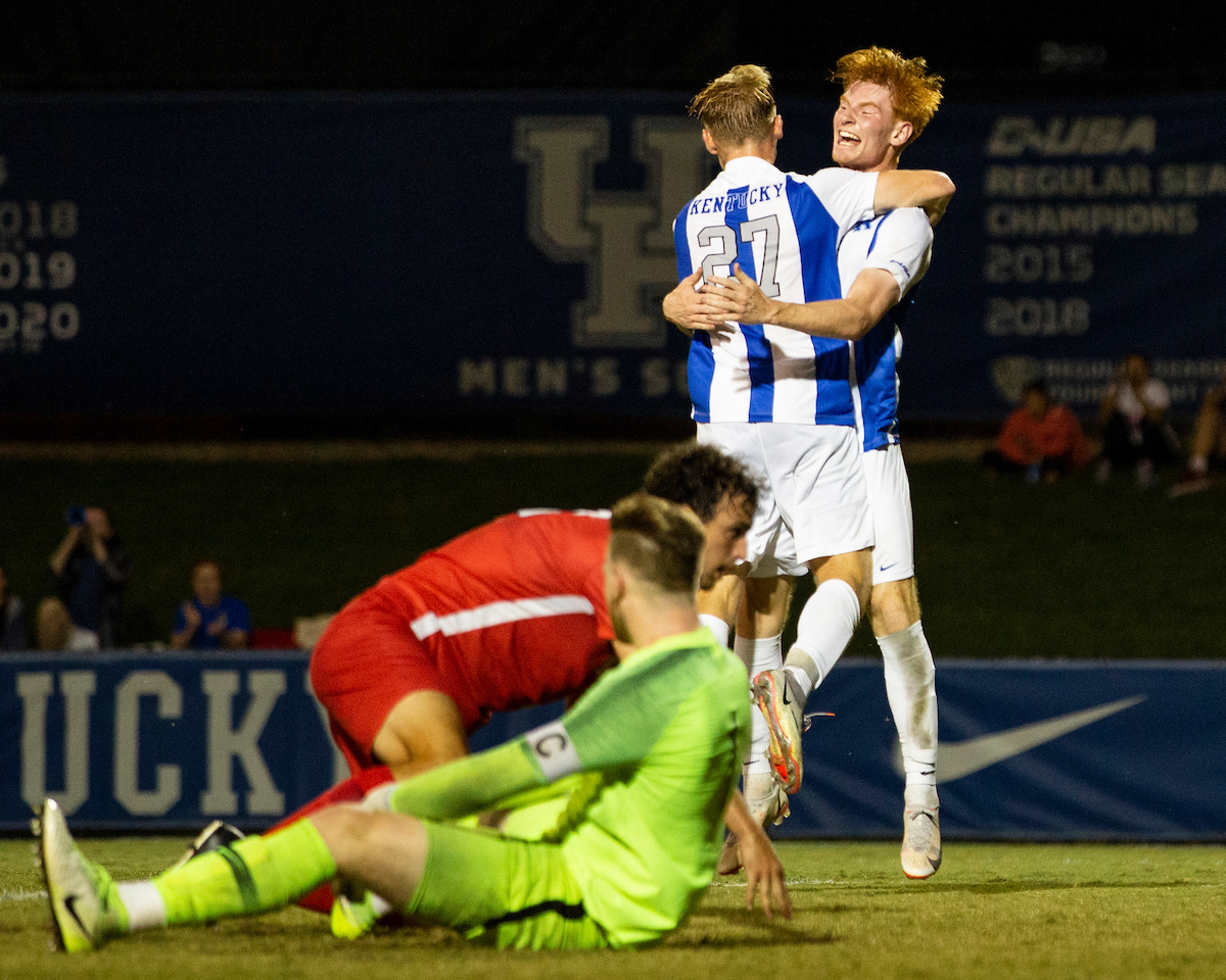 Ben Damge, Martin Soereide.

Kentucky defeats Duquesne 3-1.

Photo by Grace Bradley | UK Athletics