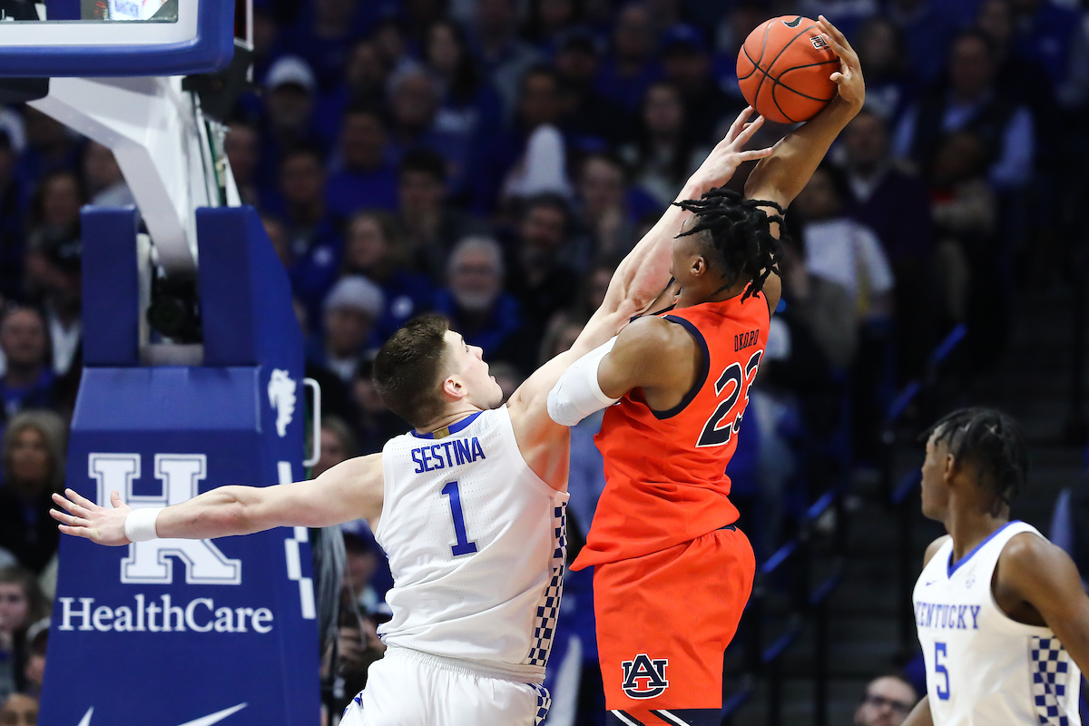 Nate Sestina.

UK beat Auburn 73-66.

Photo by Elliott Hess | UK Athletics
