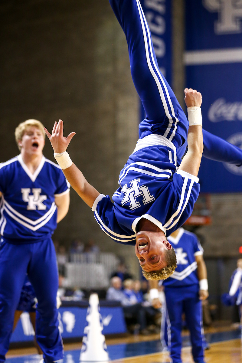 Cheer. 

Kentucky beat Georgia 88-77.

Photo by Eddie Justice | UK Athletics