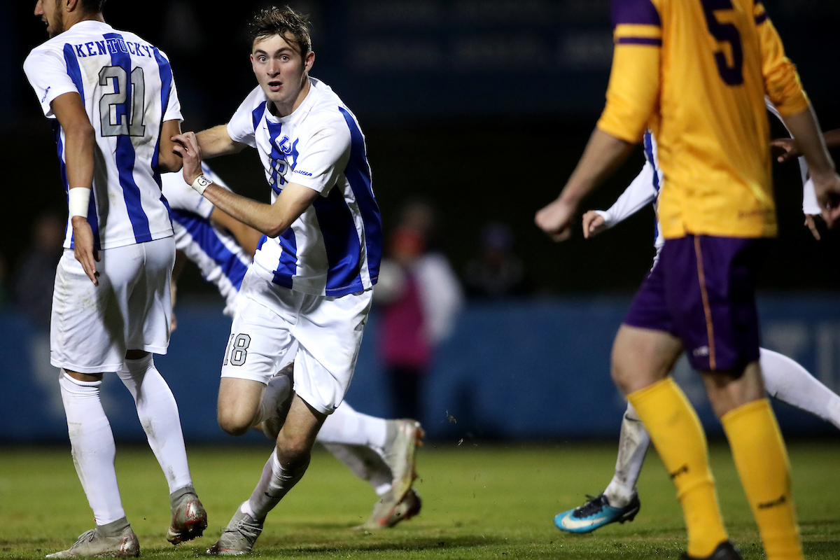 Bailey Rouse.

Men's soccer beats Lipscomb 2-1.

Photo by Quinn Foster | UK Athletics