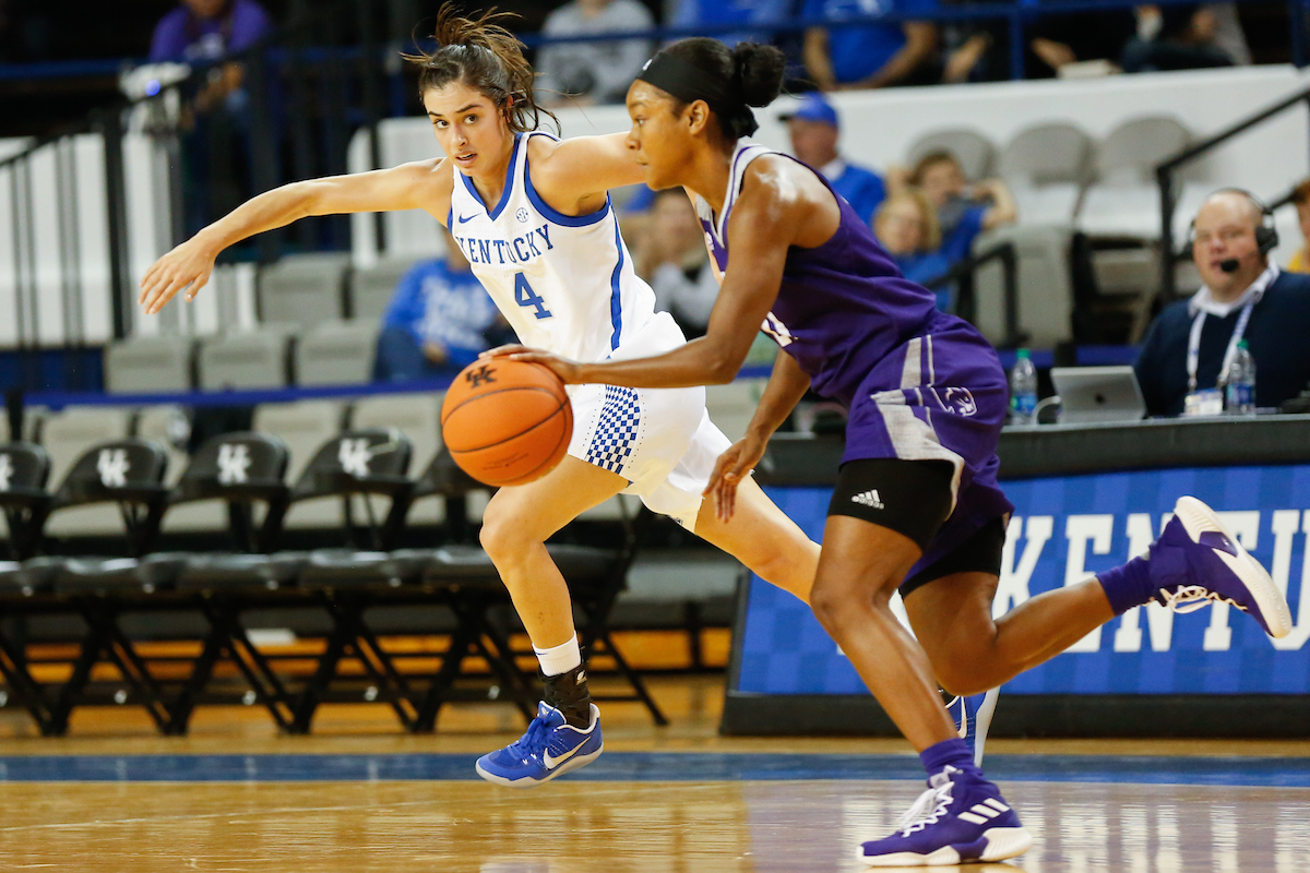 Maci Morris. 

UK Women's Basketball beat High Point University 71-49 at Memorial Coliseum  on Sunday, November 18th, 2018.

Photo by Eddie Justice | UK Athletics